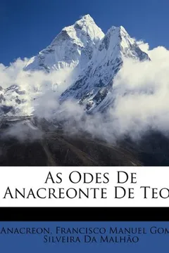 Livro As Odes de Anacreonte de Teos - Resumo, Resenha, PDF, etc.