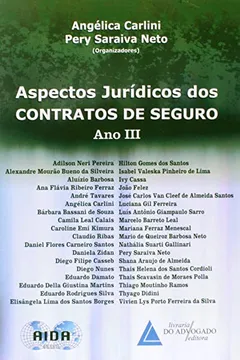 Capa do livro Aspectos Jurídicos dos Contratos de Seguro. Ano 3