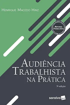 Livro Audiência Trabalhista - Resumo, Resenha, PDF, etc.