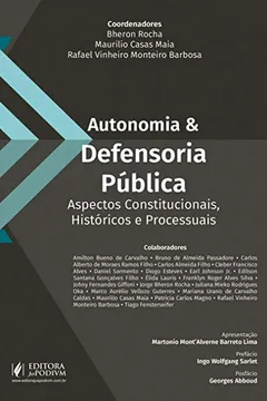 Livro Autonomia e defensoria pública: aspectos constitucionais, históricos e processuais - Resumo, Resenha, PDF, etc.