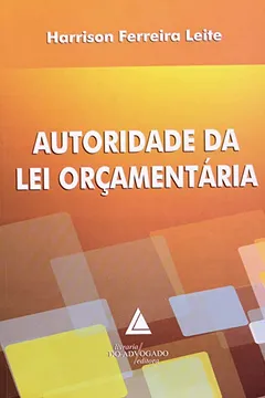 Livro Autoridade da Lei Orçamentária - Resumo, Resenha, PDF, etc.