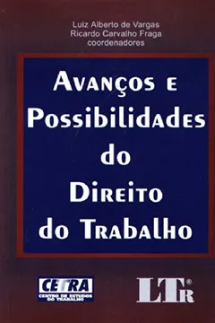 Capa do livro Avanços e Possibilidades do Direito do Trabalho