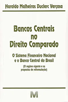 Capa do livro Bancos Centrais No Direito Comparado