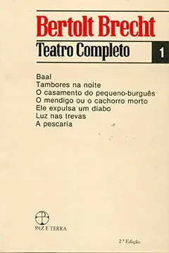 Livro Bertolt Brecht. Teatro Completo 1 - Resumo, Resenha, PDF, etc.