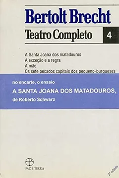Livro Bertolt Brecht. Teatro Completo - Volume 4 - Resumo, Resenha, PDF, etc.