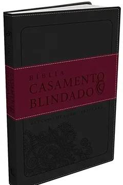 Capa do livro Bíblia Casamento Blindado. Cinza 