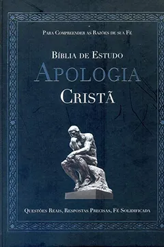 Livro Bíblia de Estudo Apologia Cristã - Resumo, Resenha, PDF, etc.