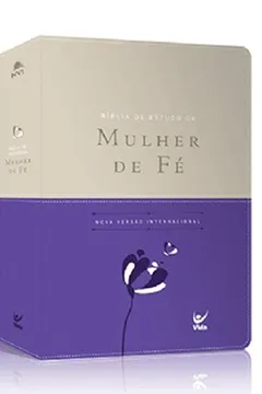 Livro Bíblia de Estudo da Mulher de Fé - Capa Luxo Violeta e Bege com Índice - Resumo, Resenha, PDF, etc.