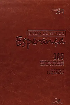 Livro Bíblia De Estudo Esperança - Resumo, Resenha, PDF, etc.