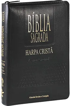 Livro Bíblia Sagrada - Letra Grande com Harpa Cristã. Letras Vermelhas. Capa em Couro Sintético. Preta - Resumo, Resenha, PDF, etc.