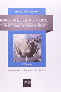 Capa do livro Biodireito E Direito Concursal