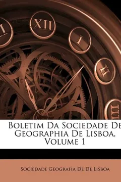 Capa do livro Boletim Da Sociedade de Geographia de Lisboa, Volume 1