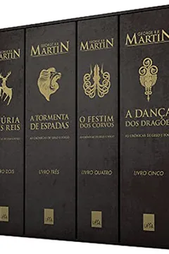Livro Box As Crônicas de Gelo e Fogo - 5 Volumes - Resumo, Resenha, PDF, etc.