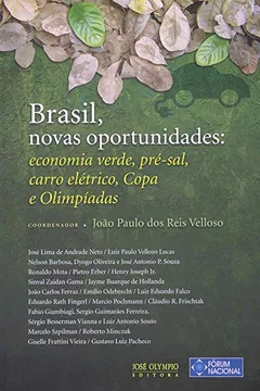 Capa do livro Brasil, Novas Oportunidades. Economia Verde, Pré-Sal, Carro Elétrico, Copa e Olimpíadas