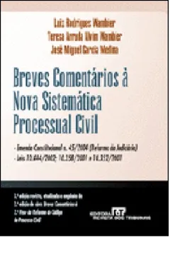 Livro Breves Comentários À Nova Sistemática Processual Civil Vol 1 - Resumo, Resenha, PDF, etc.