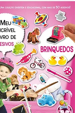 Capa do livro Brinquedos - Coleção Meu Incrível Livro de Adesivos