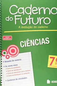 Capa do livro Caderno do Futuro Ciências. 7º Ano