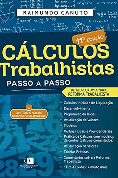 Livro Cálculos Trabalhistas - Resumo, Resenha, PDF, etc.