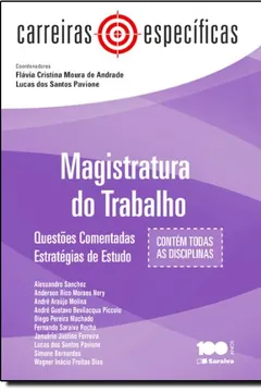 Livro Carreiras Específicas. Magistratura do Trabalho - Resumo, Resenha, PDF, etc.