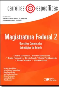 Capa do livro Carreiras Específicas. Magistratura Federal - Volume 2