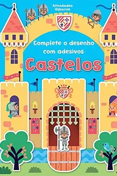 Capa do livro Castelos. Complete o Desenho com Adesivos