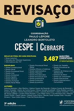 Livro CESPE - Cebraspe - Resumo, Resenha, PDF, etc.