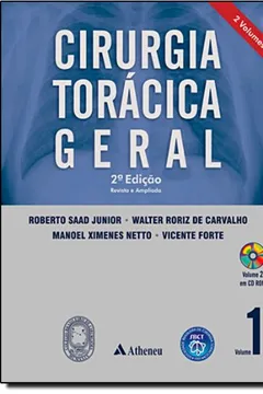 Capa do livro Cirurgia Torácica Geral (+ CD-ROM)