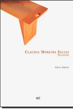 Capa do livro Claudia Moreira Salles - Designer