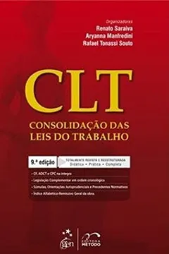 Livro CLT. Consolidação Das Leis De Trabalho - Resumo, Resenha, PDF, etc.