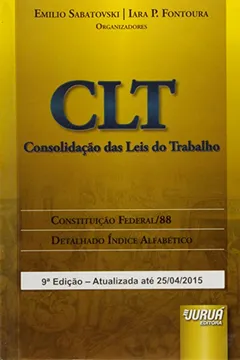 Livro Clt - Consolidacao Das Leis Do Trabalho - Minibook - Resumo, Resenha, PDF, etc.