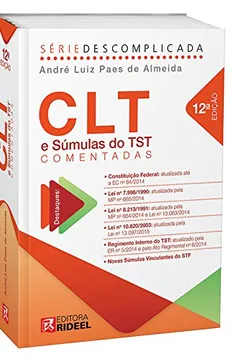 Livro CLT e Súmulas do TST Comentadas - Resumo, Resenha, PDF, etc.