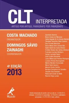 Livro CLT Interpretada. Artigo por Artigo, Parágrafo por Parágrafo - Resumo, Resenha, PDF, etc.