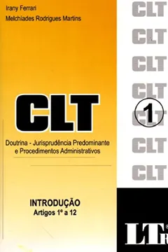 Capa do livro C.L.T. Introdução. Artigos 1 a 12 - Volume 1
