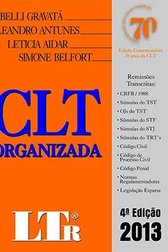 Livro C.L.T. Organizada - Resumo, Resenha, PDF, etc.