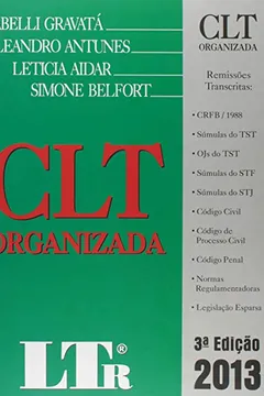Capa do livro C.L.T. Organizada