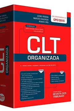 Livro CLT Organizada - Resumo, Resenha, PDF, etc.