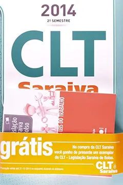 Livro CLT Saraiva & Constituição Federal. Legislação Saraiva De Bolso - Resumo, Resenha, PDF, etc.