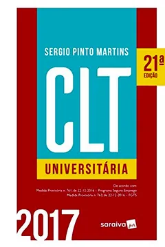 Livro CLT Universitária - Resumo, Resenha, PDF, etc.