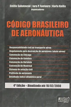 Livro Código Brasileiro de Aeronáutica - Resumo, Resenha, PDF, etc.