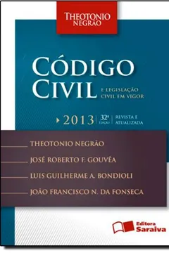 Livro Código Civil E Legislação Civil Em Vigor - Resumo, Resenha, PDF, etc.