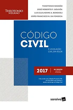 Livro Código Civil e Legislação Civil em Vigor - Resumo, Resenha, PDF, etc.