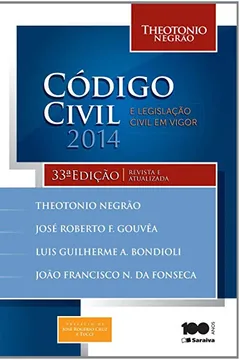 Livro Código Civil e Legislação Civil em Vigor - Resumo, Resenha, PDF, etc.