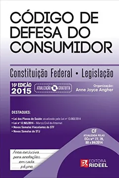 Livro Código de Defesa do Consumidor - Resumo, Resenha, PDF, etc.