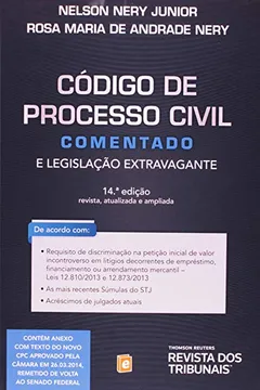 Livro Código de Processo Civil Comentado e Legislação Extravagante - Resumo, Resenha, PDF, etc.