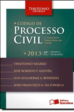 Livro Código De Processo Civil E Legislação Processual Em Vigor - Resumo, Resenha, PDF, etc.