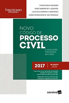 Livro Código de Processo Civil e Legislação Processual em Vigor - Resumo, Resenha, PDF, etc.