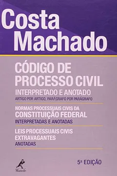 Livro Código de Processo Civil Interpretado e Anotado. Artigo por Artigo, Parágrafo por Parágrafo - Resumo, Resenha, PDF, etc.