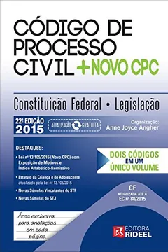 Livro Código de Processo Civil. Novo CPC - Resumo, Resenha, PDF, etc.