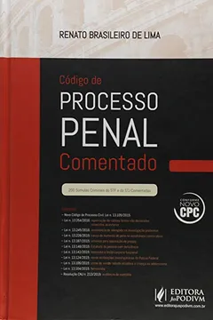 Livro Código de Processo Penal Comentado - Resumo, Resenha, PDF, etc.