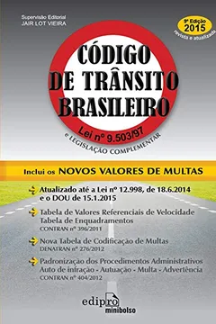 Livro Código de Trânsito Brasileiro - Resumo, Resenha, PDF, etc.